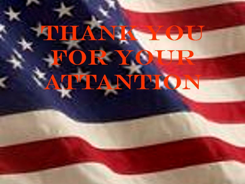 THANK YOU FOR YOUR ATTANTION
